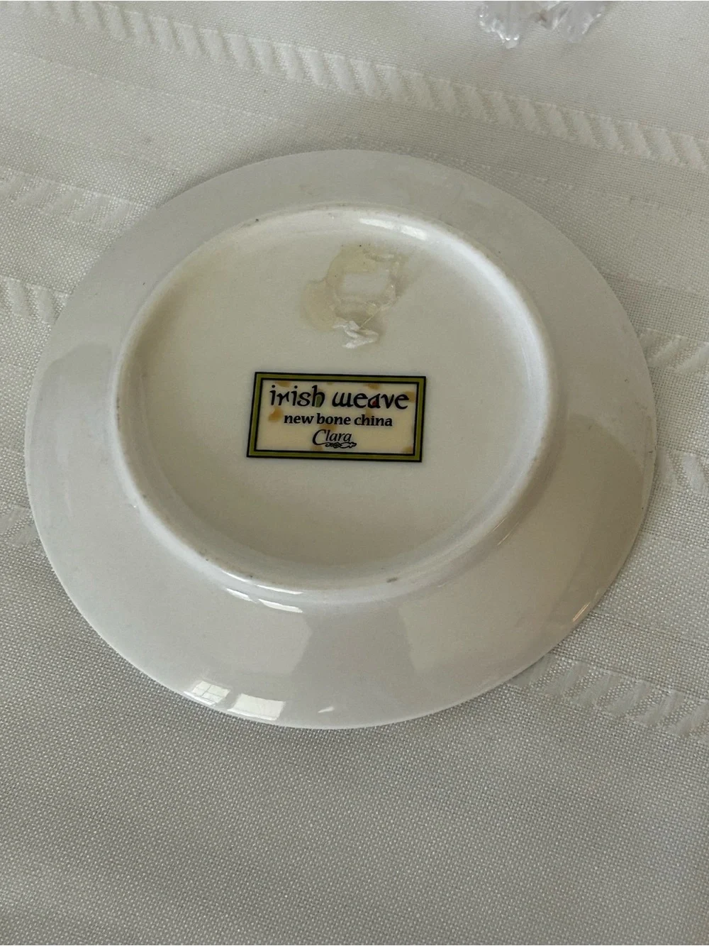 In Box Clara Bone China Irish Blessing Wall Plate Celtic Knot Home Wall Decor